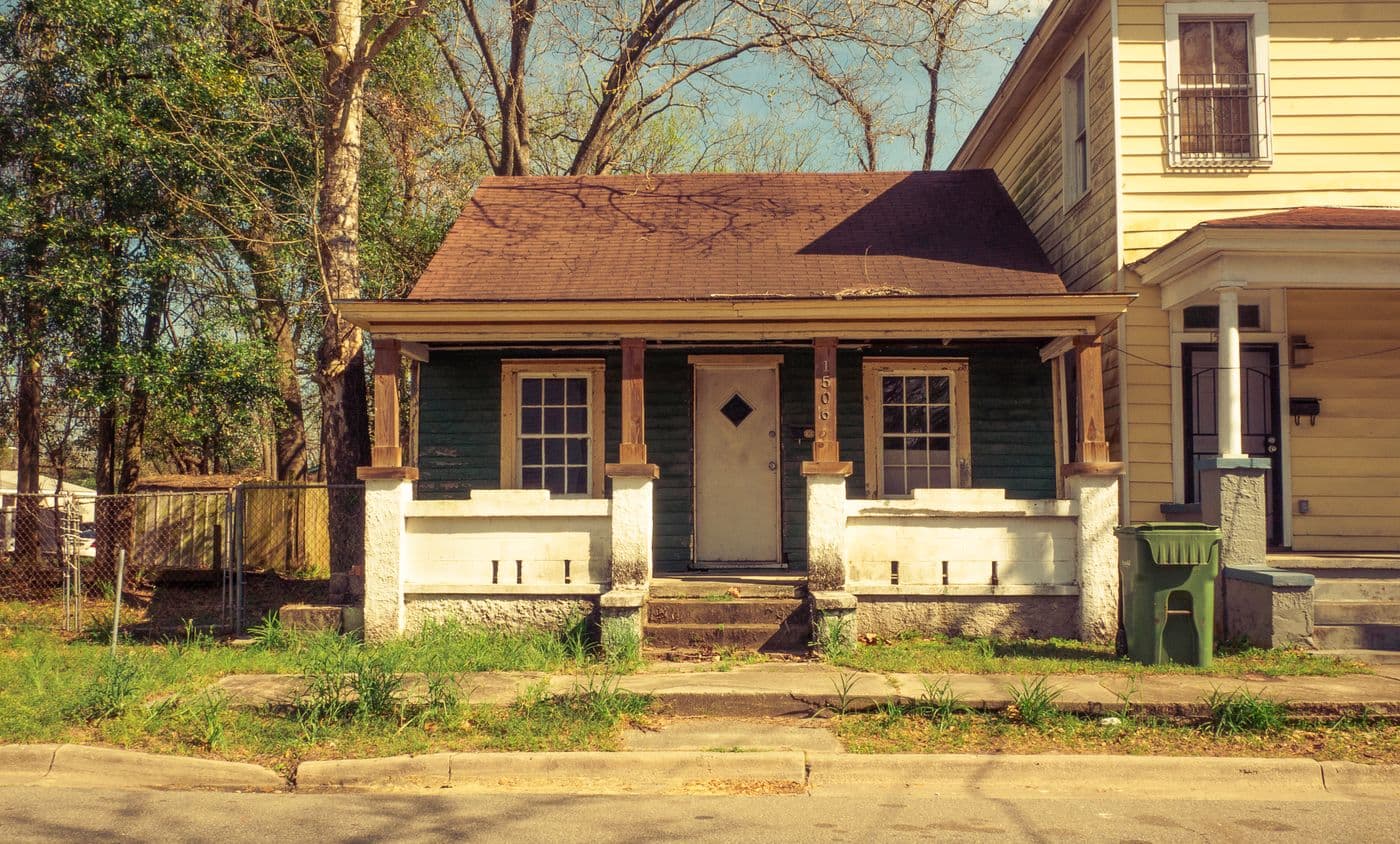 Small older single-family home